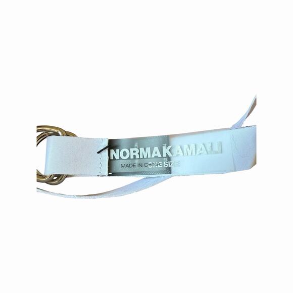 Norma Kamali Skinny Belt Bundle 3 NWT One Size White Dust Southwest D Ring main image 4